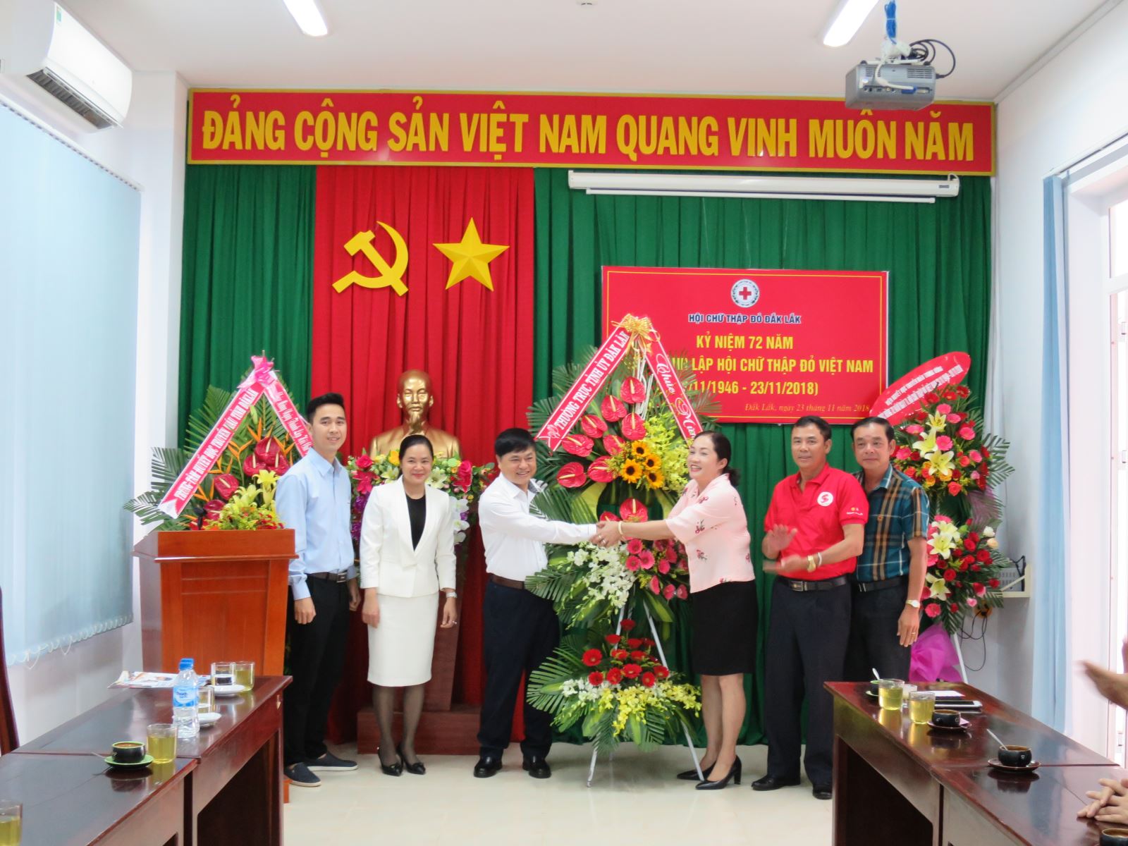 Đồng chí Phạm Minh Tấn thăm và chúc mừng ngày thành lập Hội